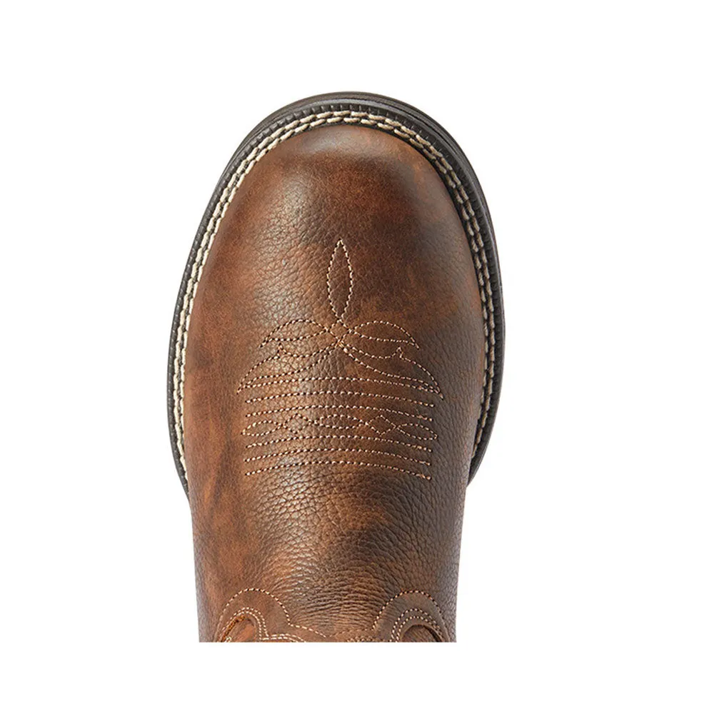 10042422 Ariat Women's Anthem Round Toe Shortie Western Boot - Copper Kettle