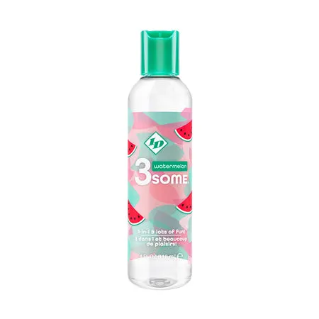 3some 3-in-1 Lubricant - Watermelon - 4 Fl. Oz.