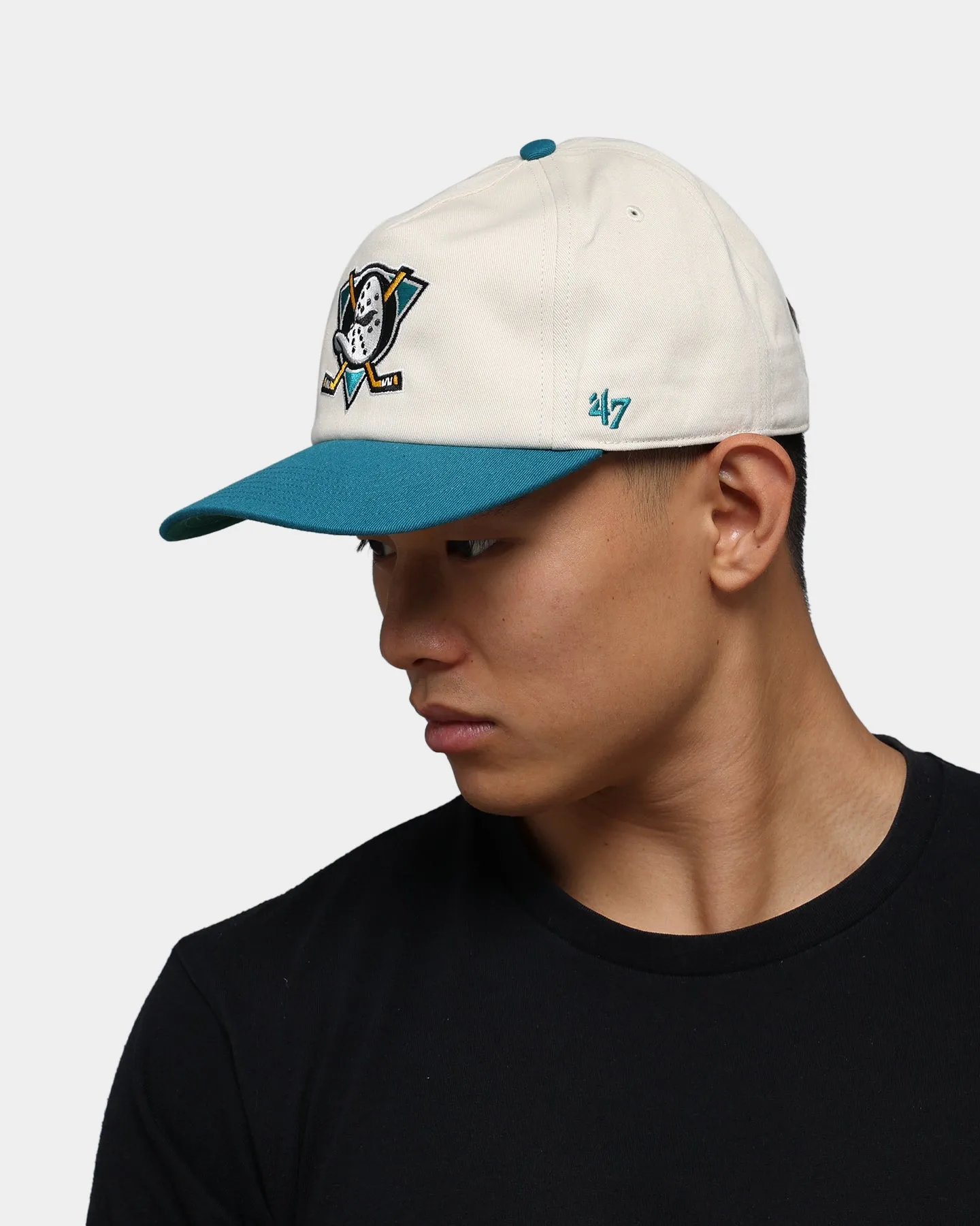 47 Brand Anaheim Ducks Nantasket Snapback Natural/ Dark Teal