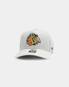 47 Brand Chicago Blackhawks Replica MVP DT Snapback Grey