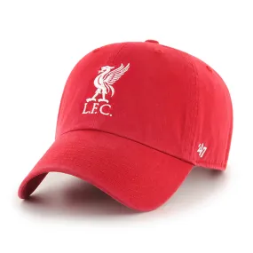 '47 Brand Liverpool FC Adjustable Clean Up Hat-Red