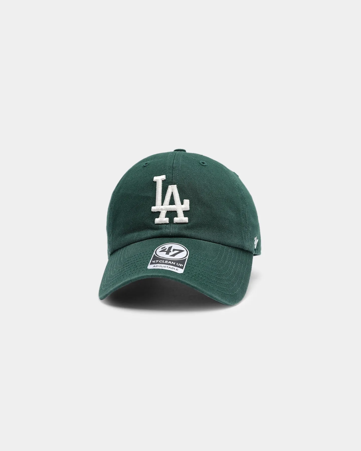 47 Brand Los Angeles Dodgers Clean Up Strapback Dark Green/Natural