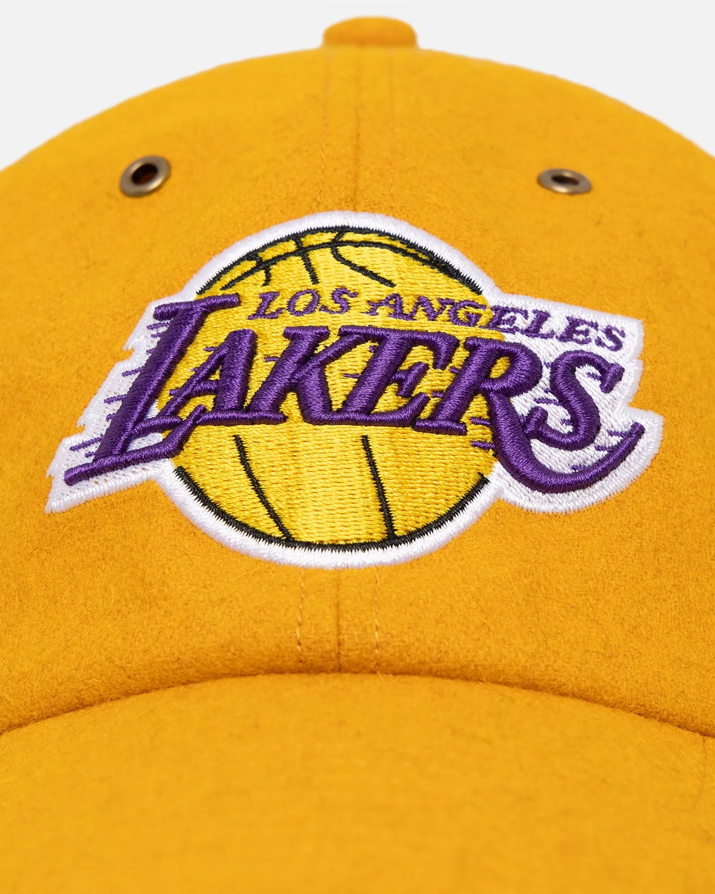 47 Brand Los Angeles Lakers Wooly Clean Up Strapback Gold