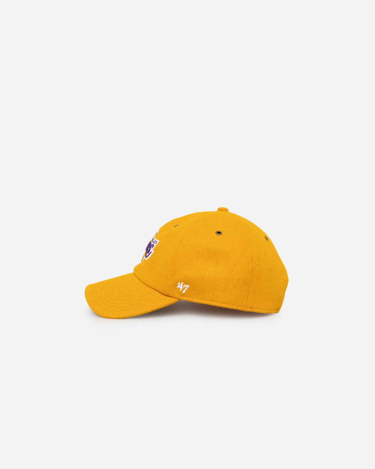 47 Brand Los Angeles Lakers Wooly Clean Up Strapback Gold