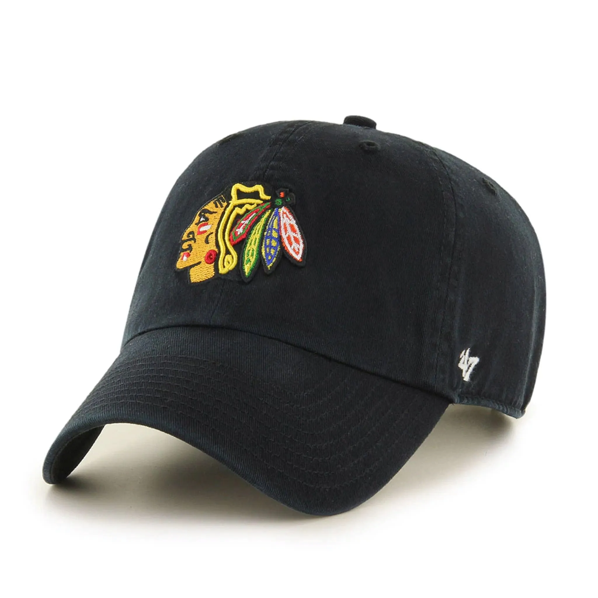 47 Brand NHL Clean Up Adjustable Hat - Chicago Blackhawks