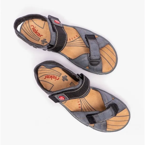 68851-14 Ladies Adjustable Sandals Blue