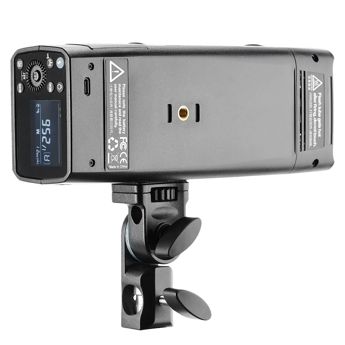 AD200PRO Ultra-Compact and Portable Flash with Bowens S-Type Smart Bracket