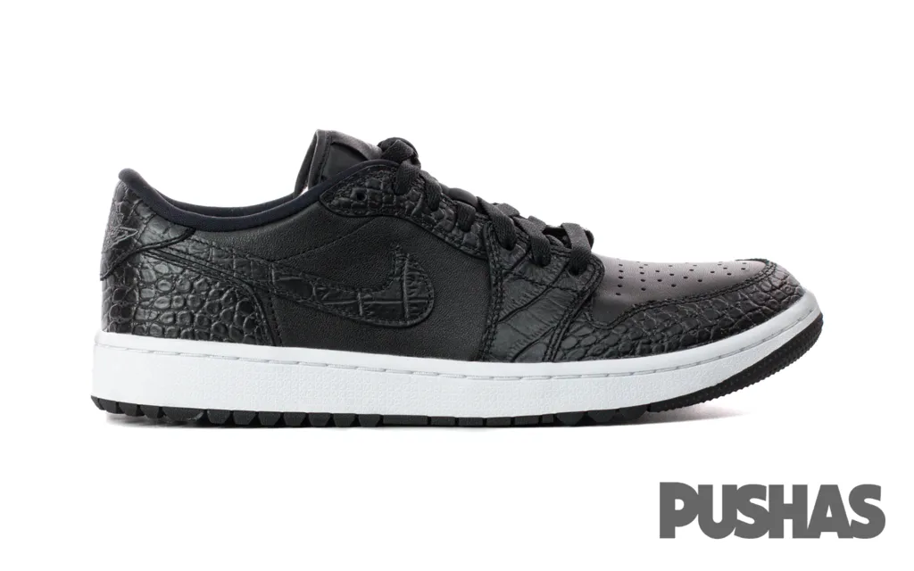 Air Jordan 1 Retro Low Golf 'Black Croc' (2023)