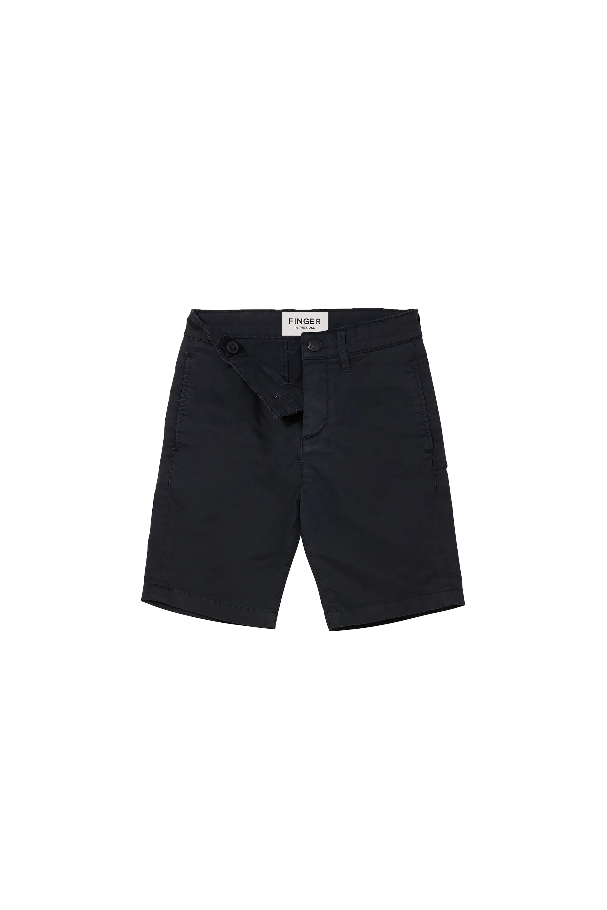 ALLEN Ash Black - Chino Fit Bermuda Shorts