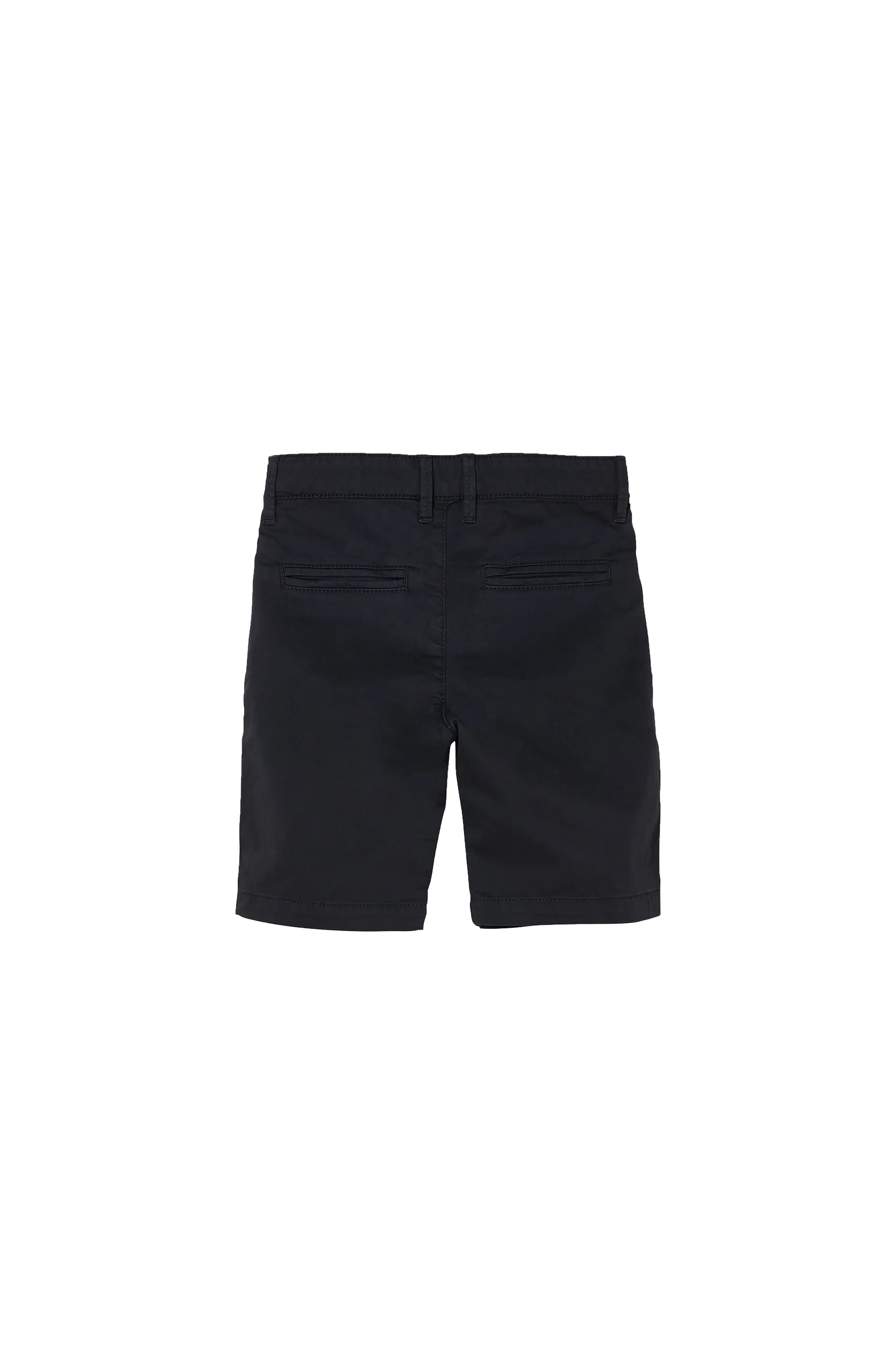 ALLEN Ash Black - Chino Fit Bermuda Shorts