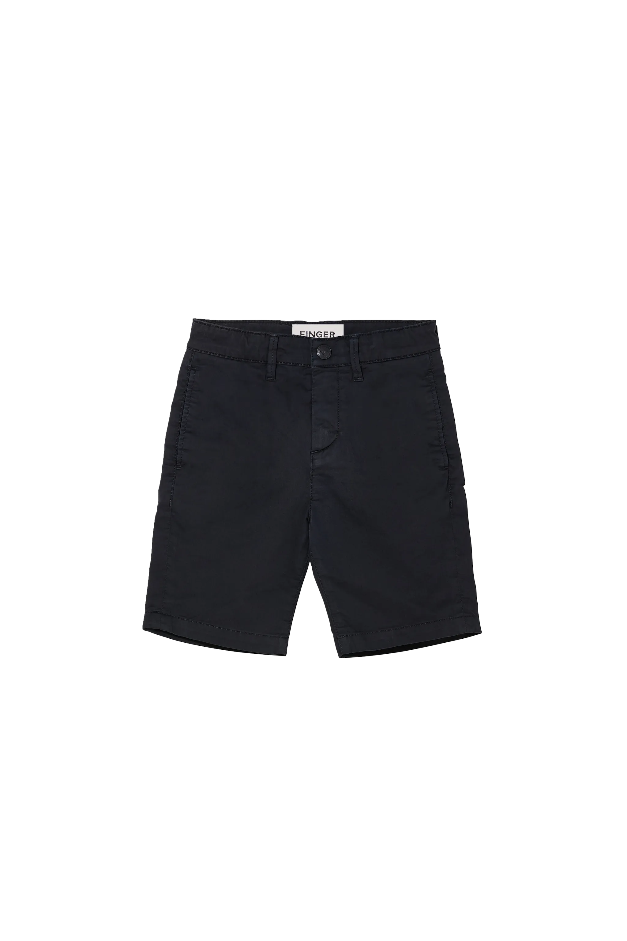 ALLEN Ash Black - Chino Fit Bermuda Shorts