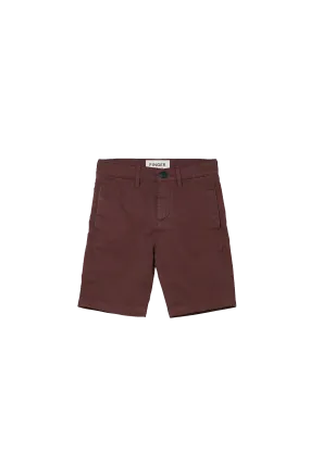 ALLEN Dark Plum - Chino Fit Bermuda Shorts