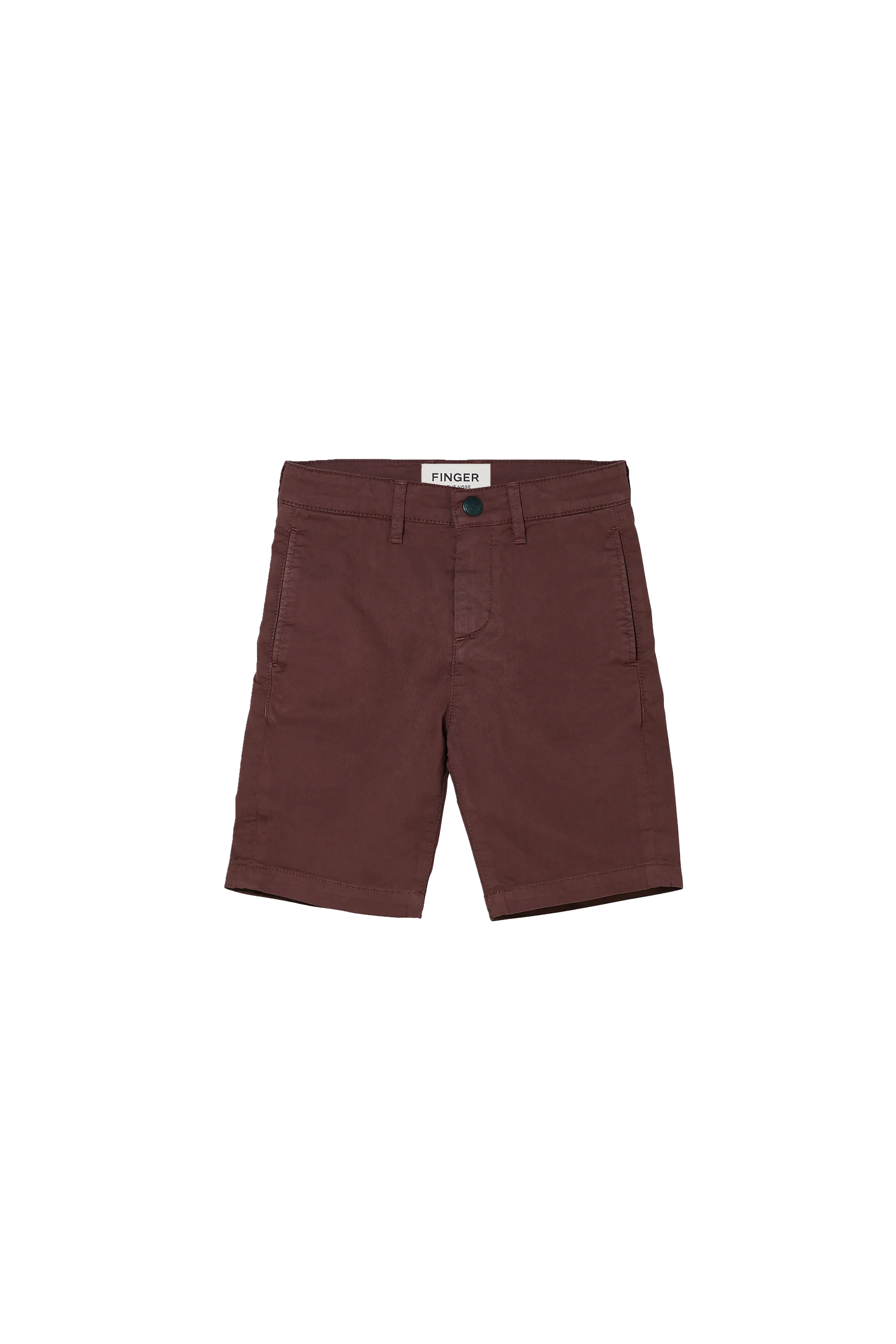 ALLEN Dark Plum - Chino Fit Bermuda Shorts