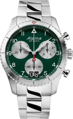 Alpina Startimer Pilot Quartz Chronograph Big Date AL-372GRS4S26B