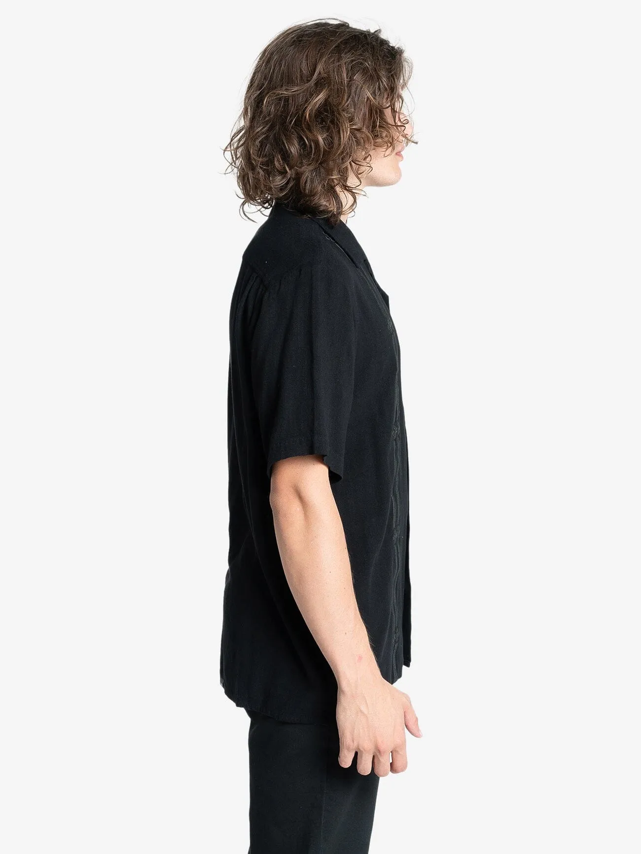 Arch Bowling Shirt - Black