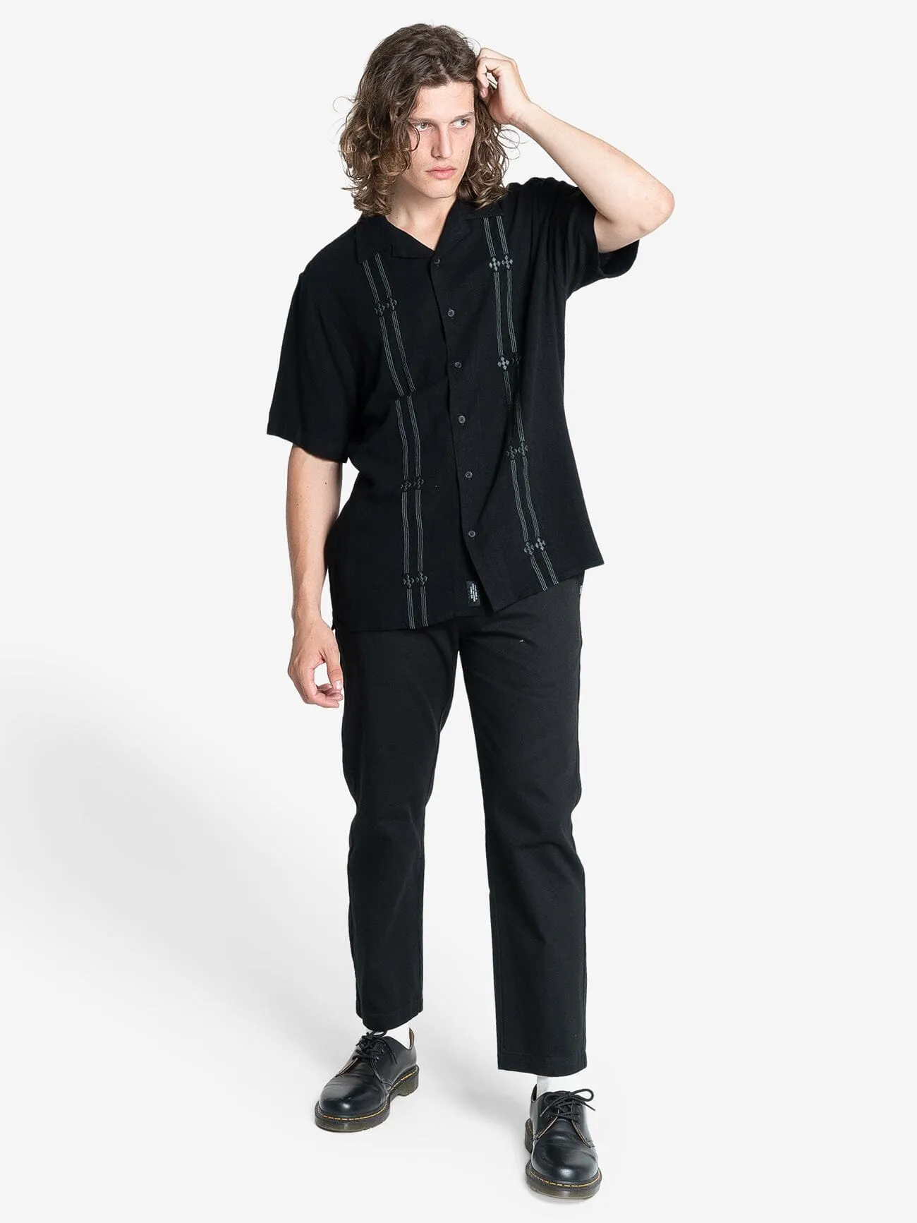 Arch Bowling Shirt - Black