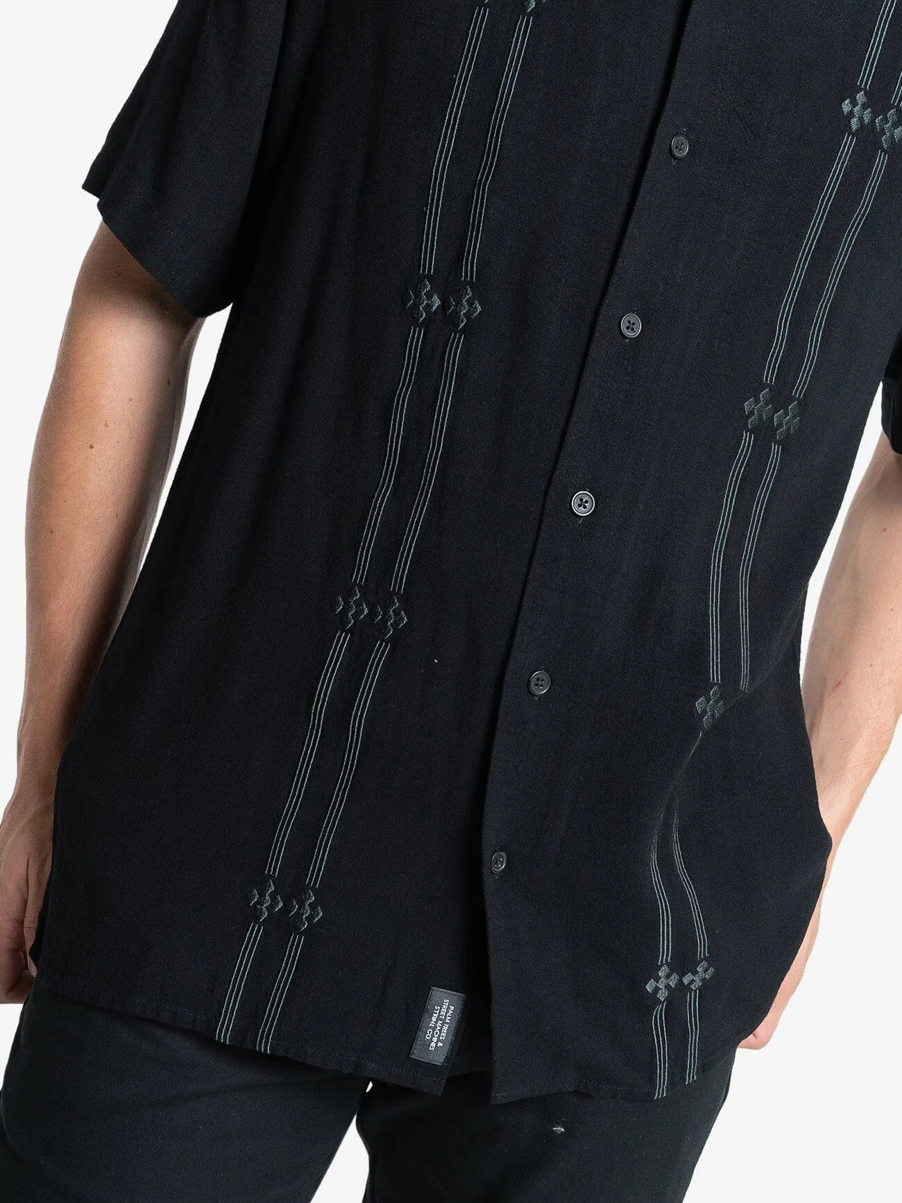 Arch Bowling Shirt - Black