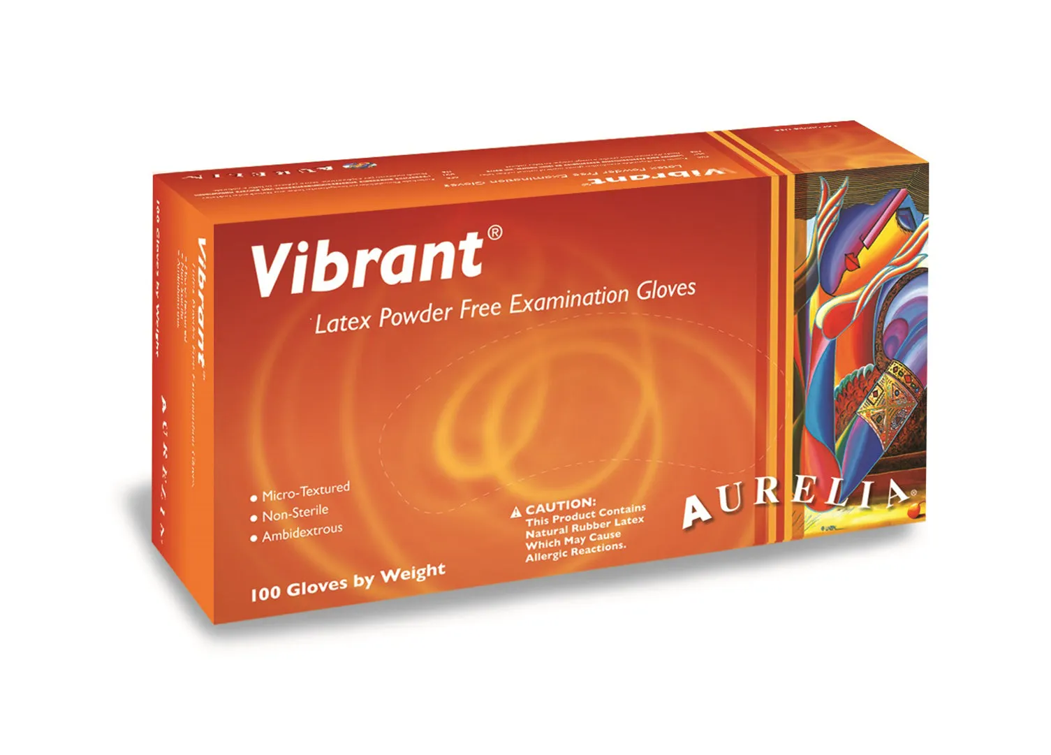 Aurelia Vibrant Latex Gloves (6.0 mil) | Exam Grade | Case of 1000