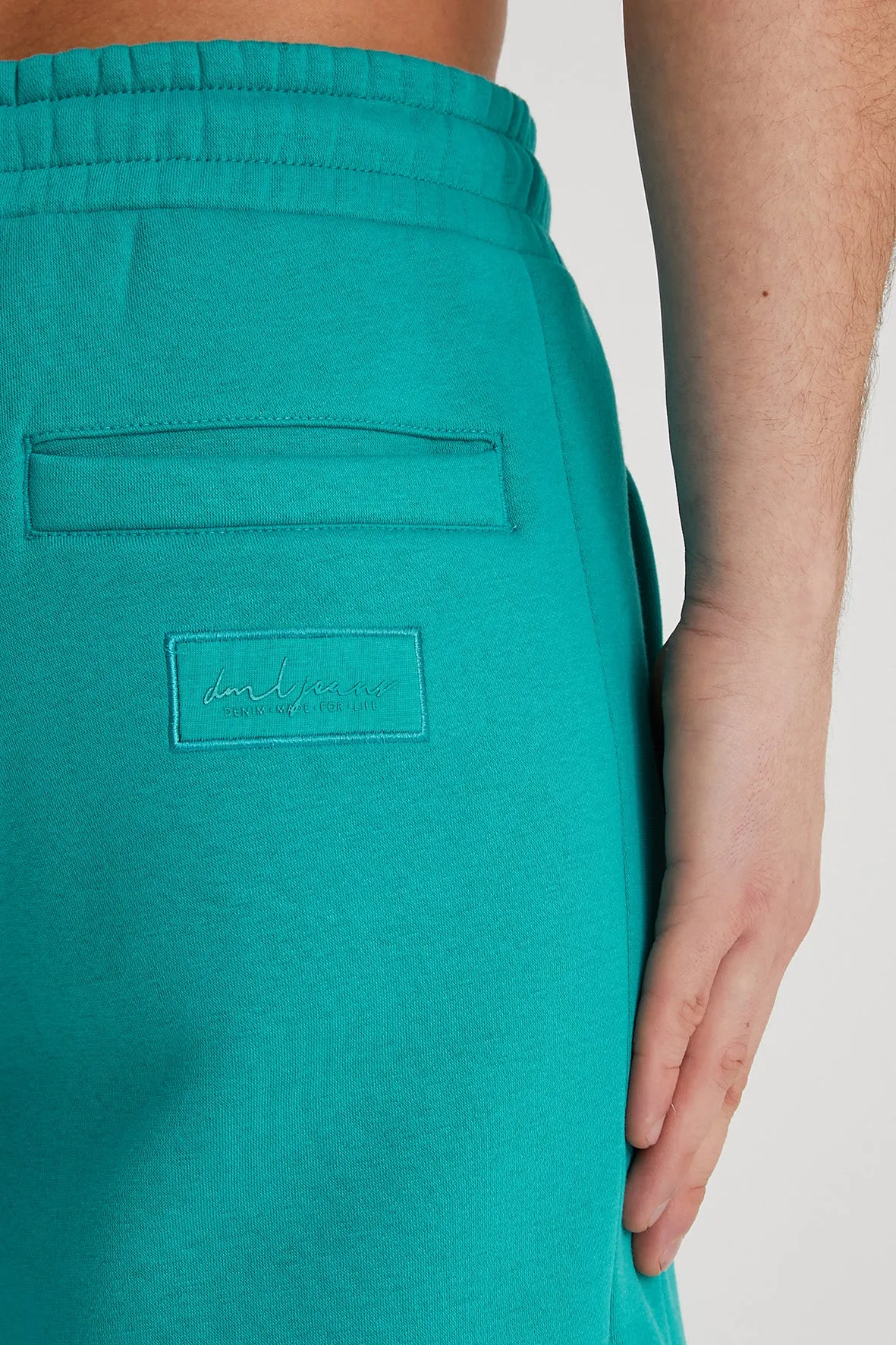 Banks premium brushback fleece shorts in Jade