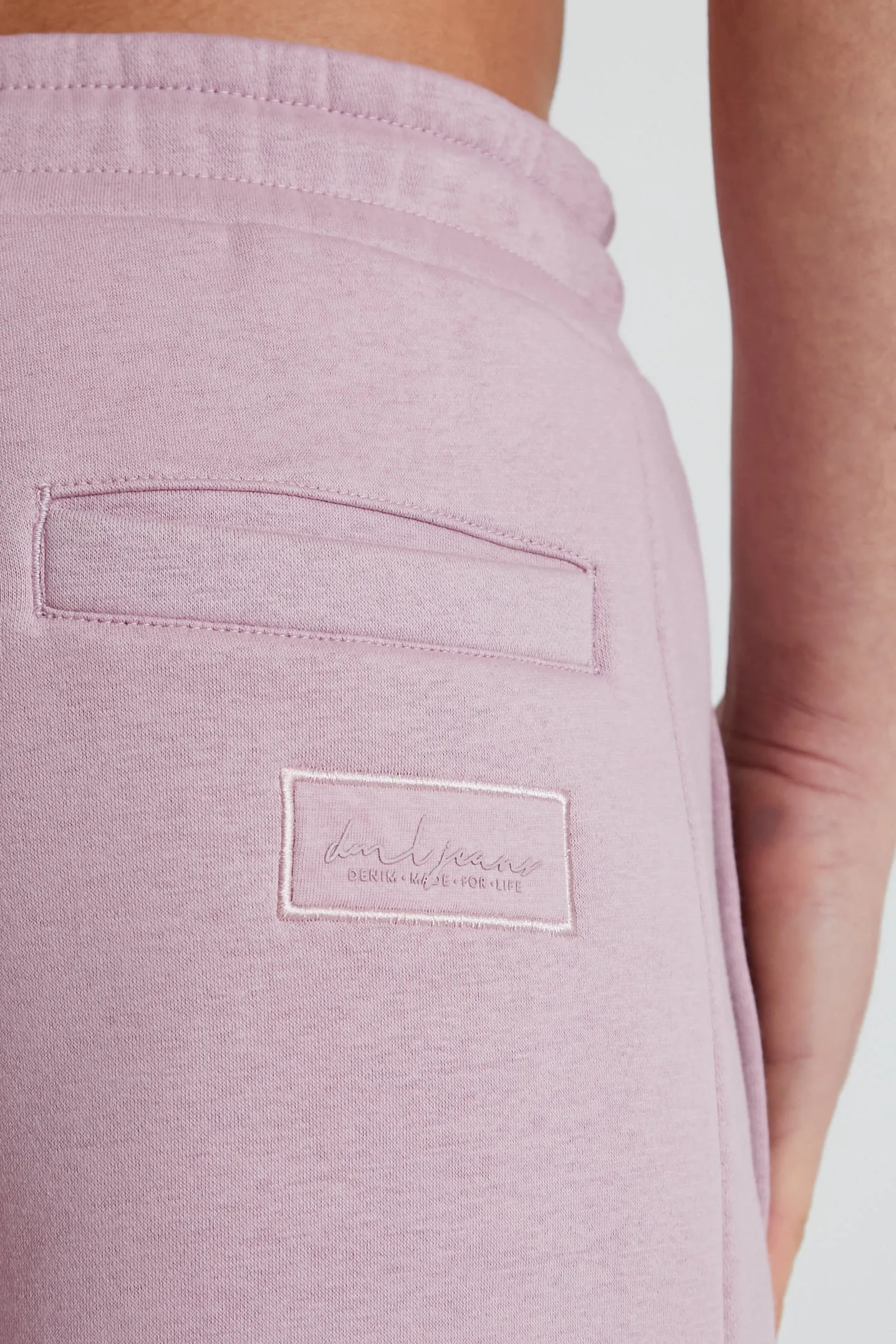 Banks premium brushback fleece shorts in Mauve haze