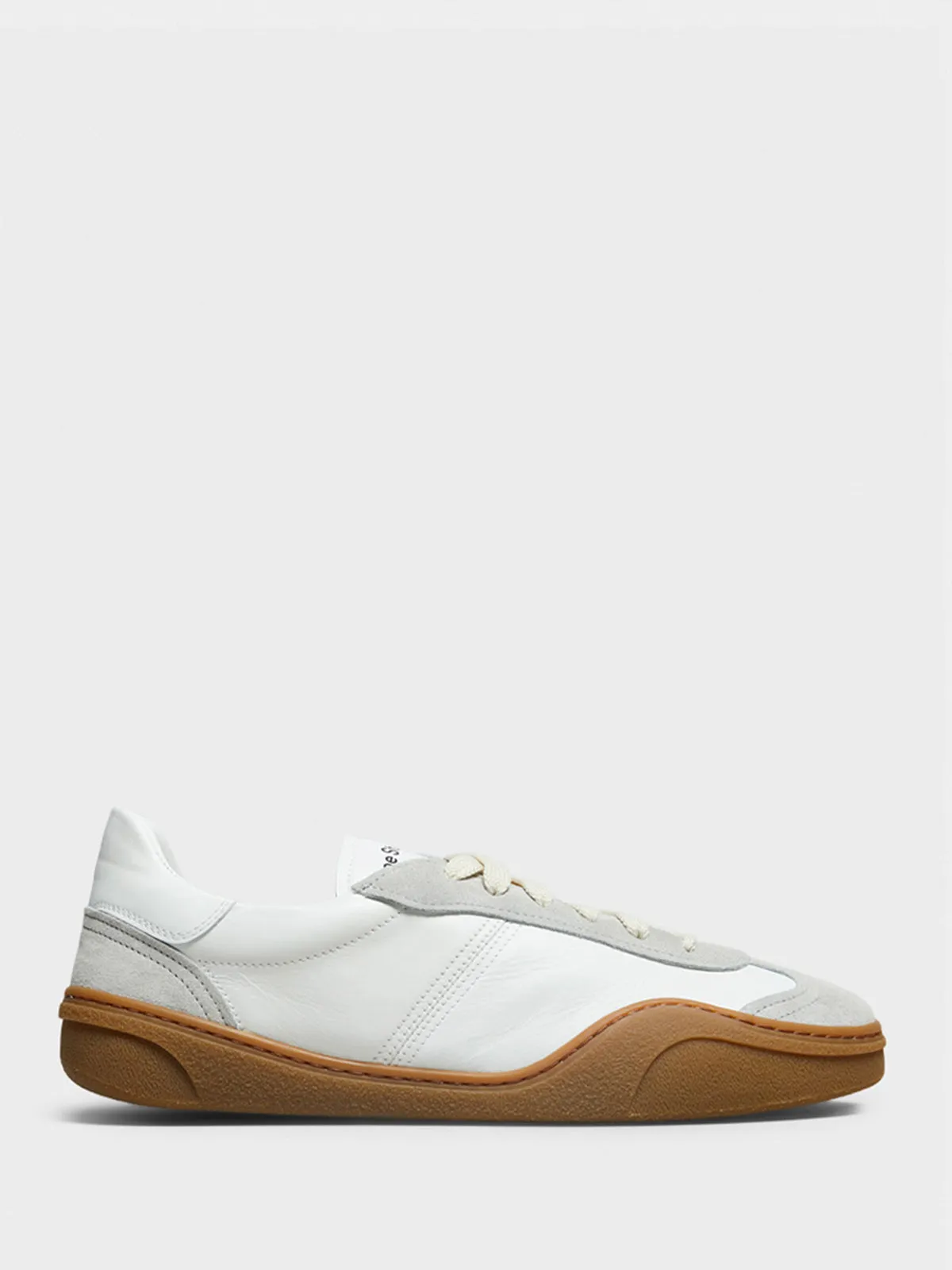 Bars Sneakers in White and Brown