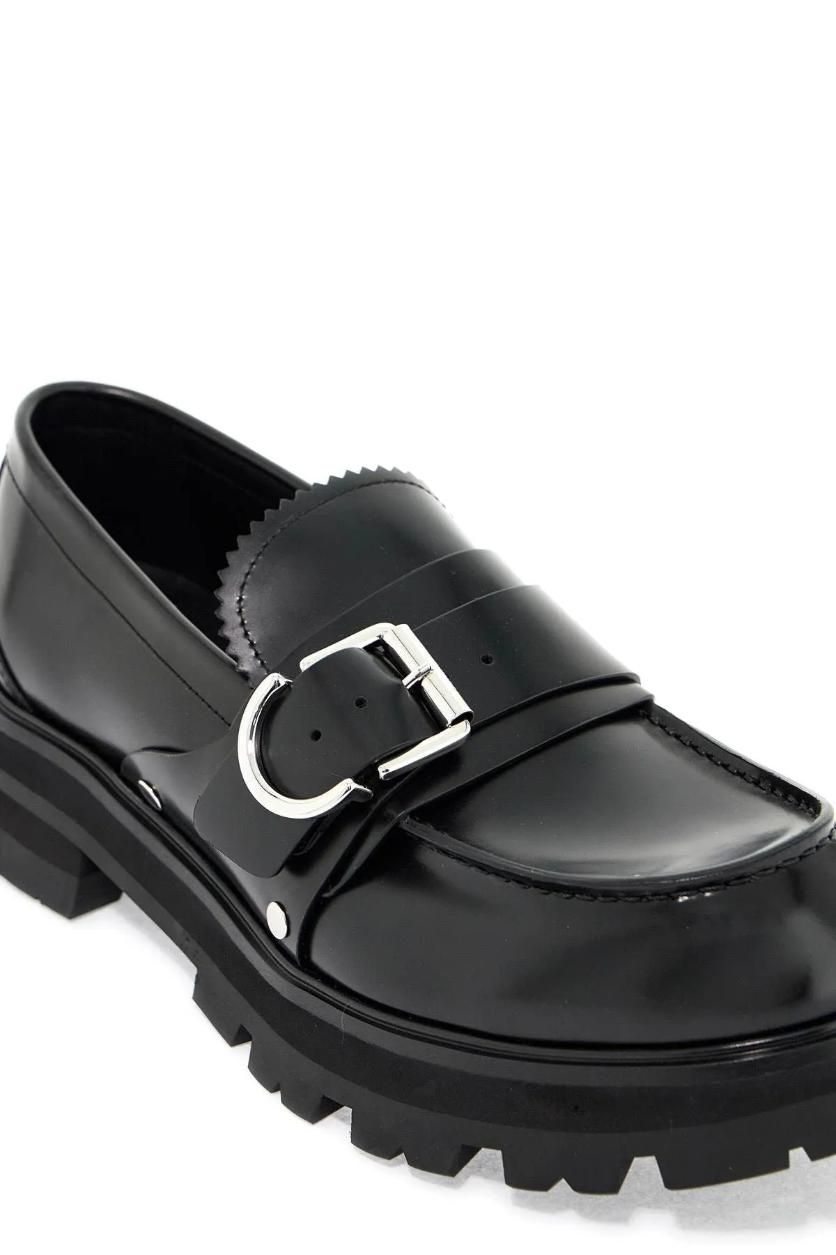 Brushed Leather Wander Loafers For