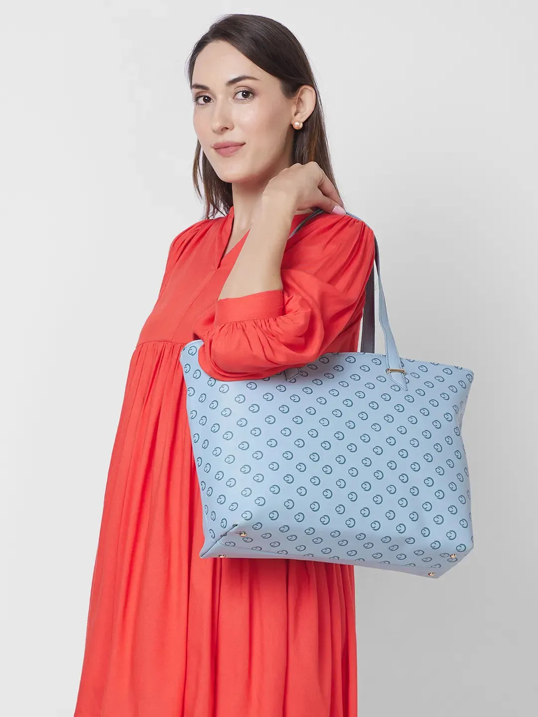 Caprese Freya Tote Large (E) Soft Blue