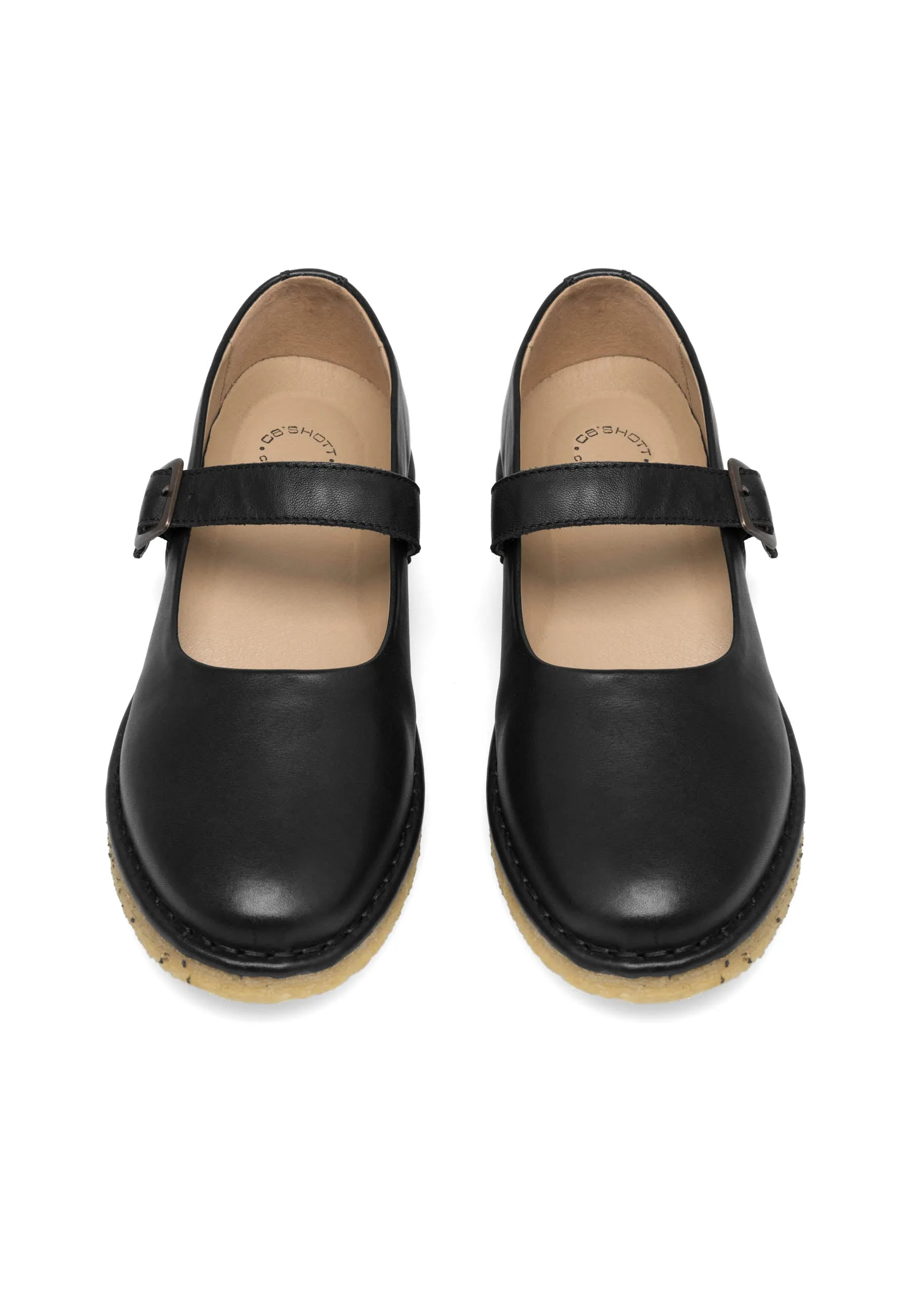 Casdora Black Mary Jane Loafers