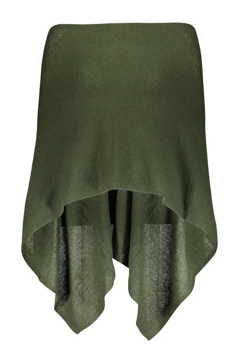 Cashmere Topper - Olive