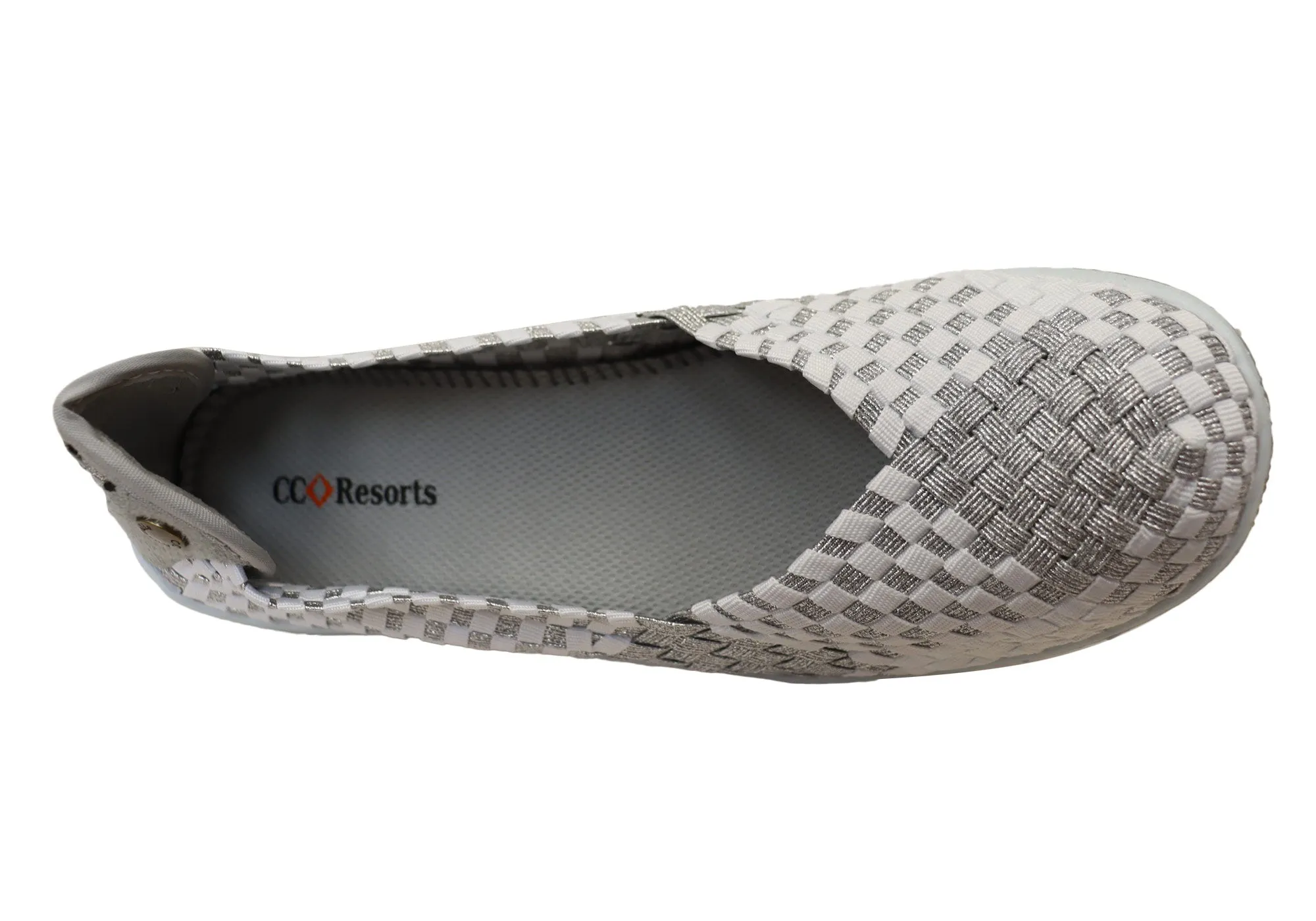 CC Resorts Sugar Womens Comfy Memory Foam Casual Flats