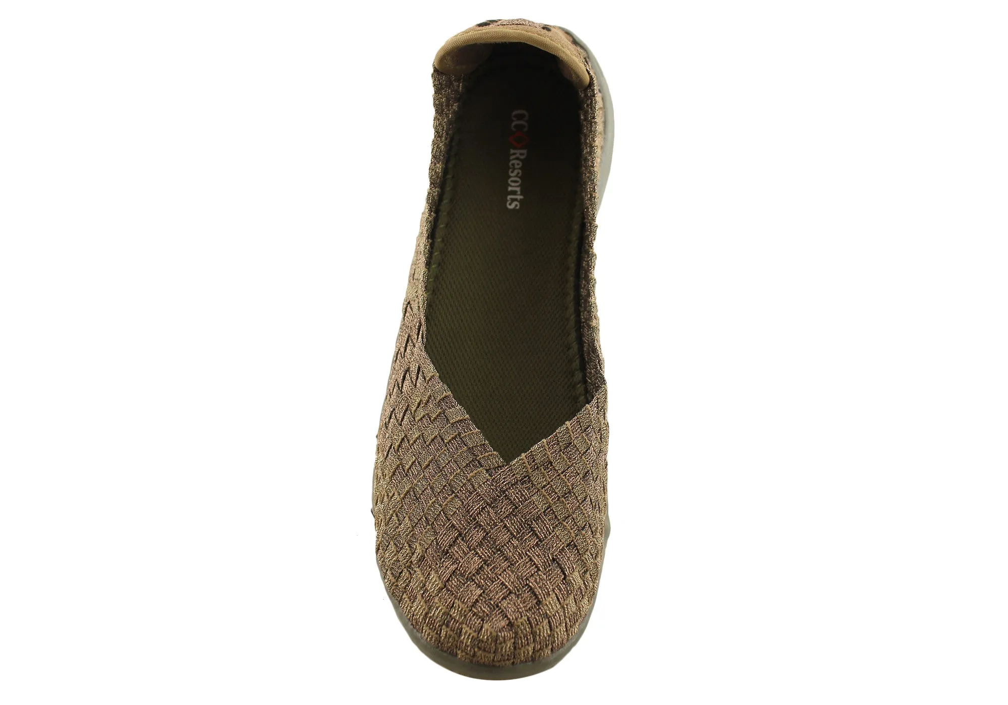 CC Resorts Sugar Womens Comfy Memory Foam Casual Flats