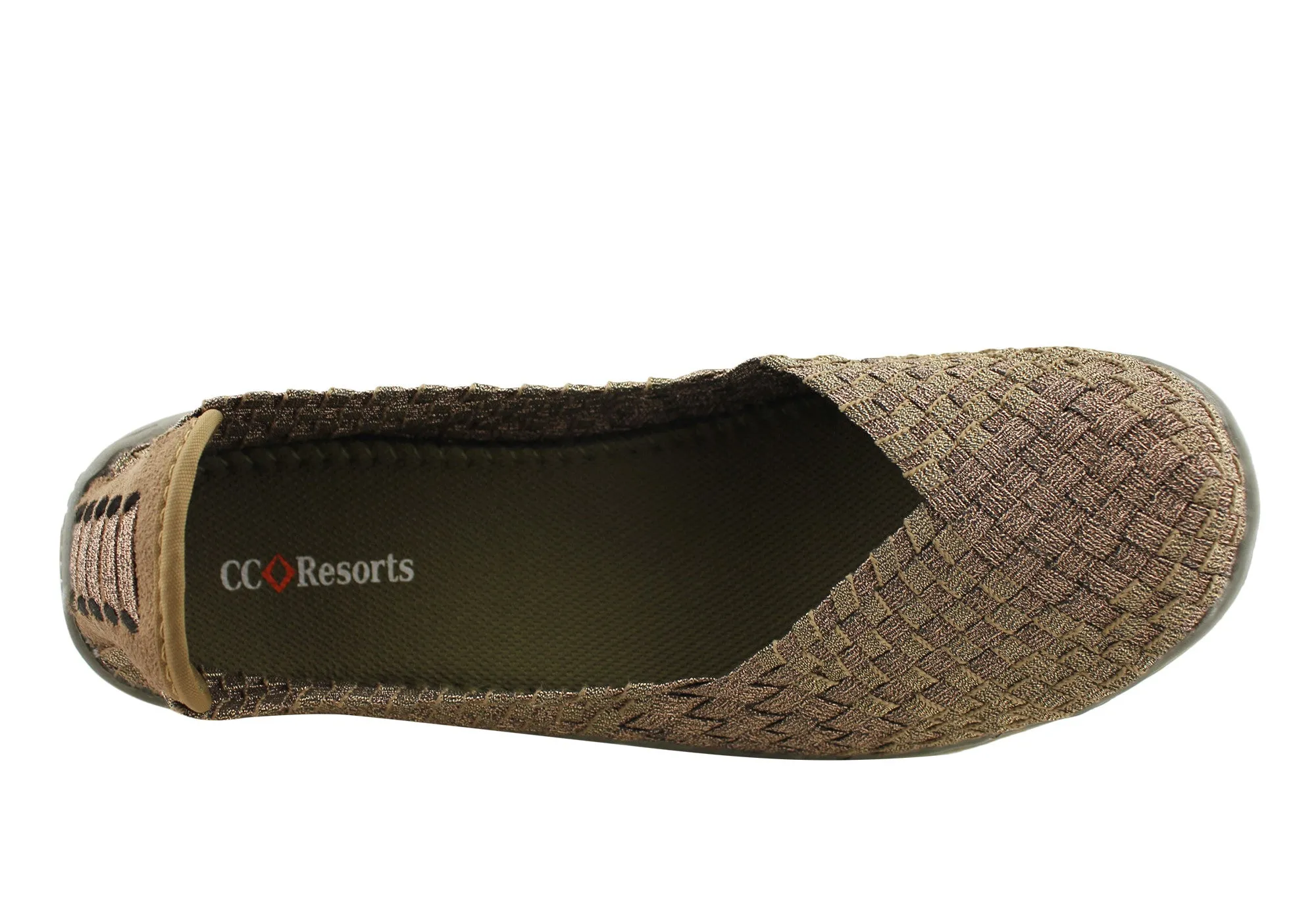 CC Resorts Sugar Womens Comfy Memory Foam Casual Flats