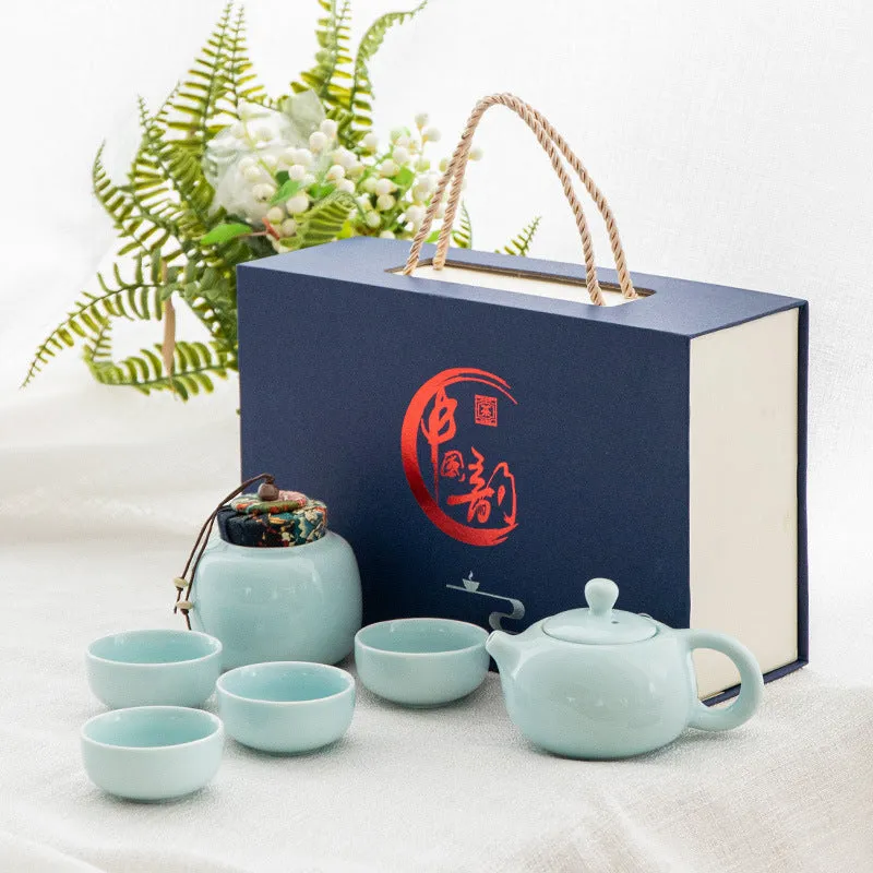 Ceramic tea set customized