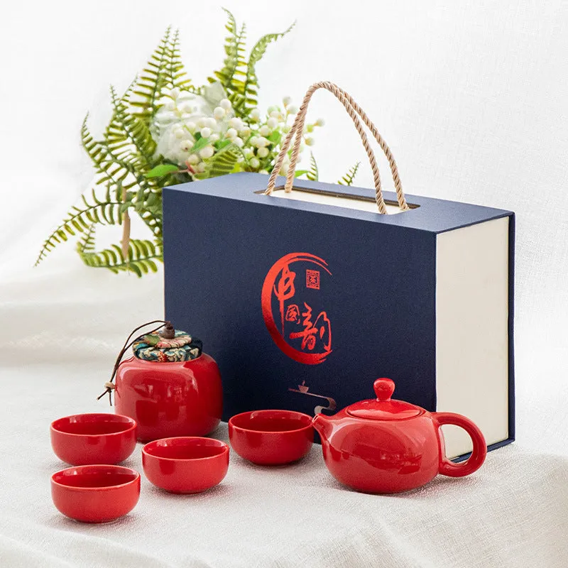 Ceramic tea set customized