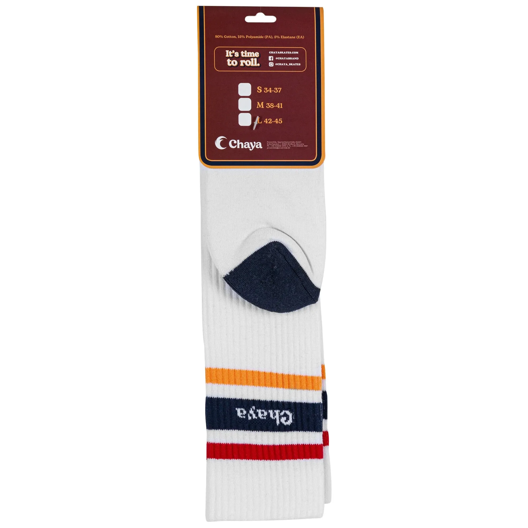 Chaya Skate Socks - White