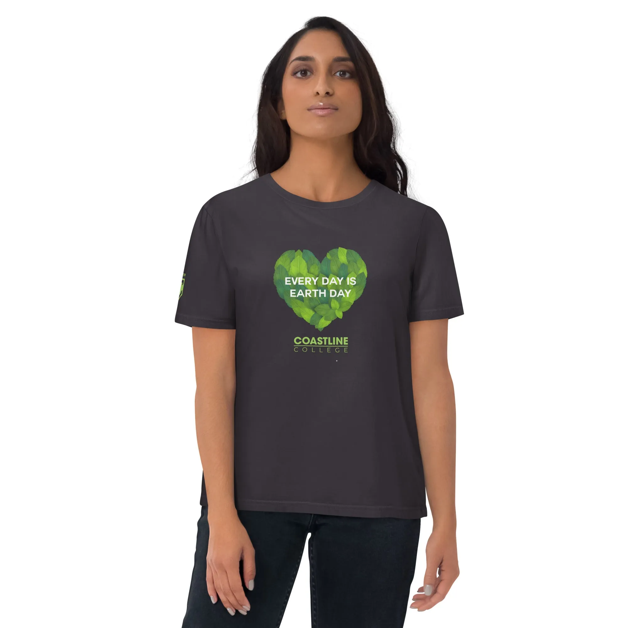 Coastline "Every Day is Earth Day" Unisex Organic Cotton T-Shirt - Dark Colors