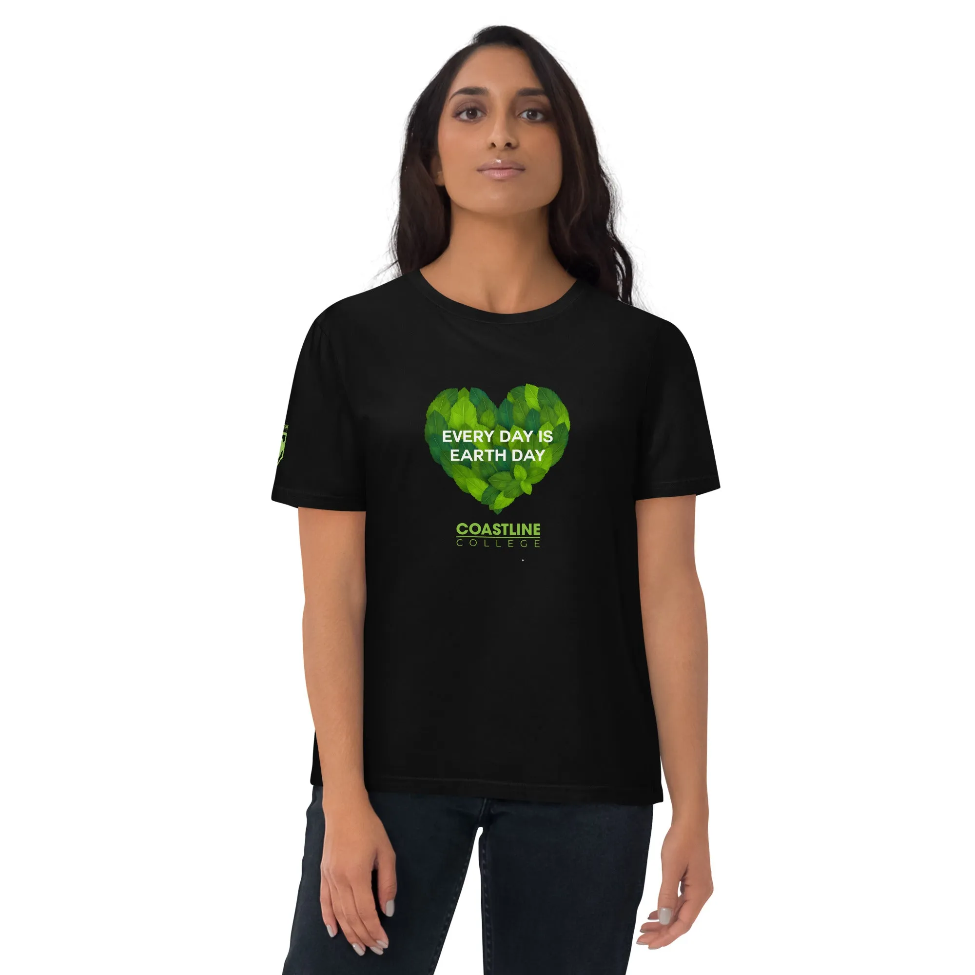 Coastline "Every Day is Earth Day" Unisex Organic Cotton T-Shirt - Dark Colors