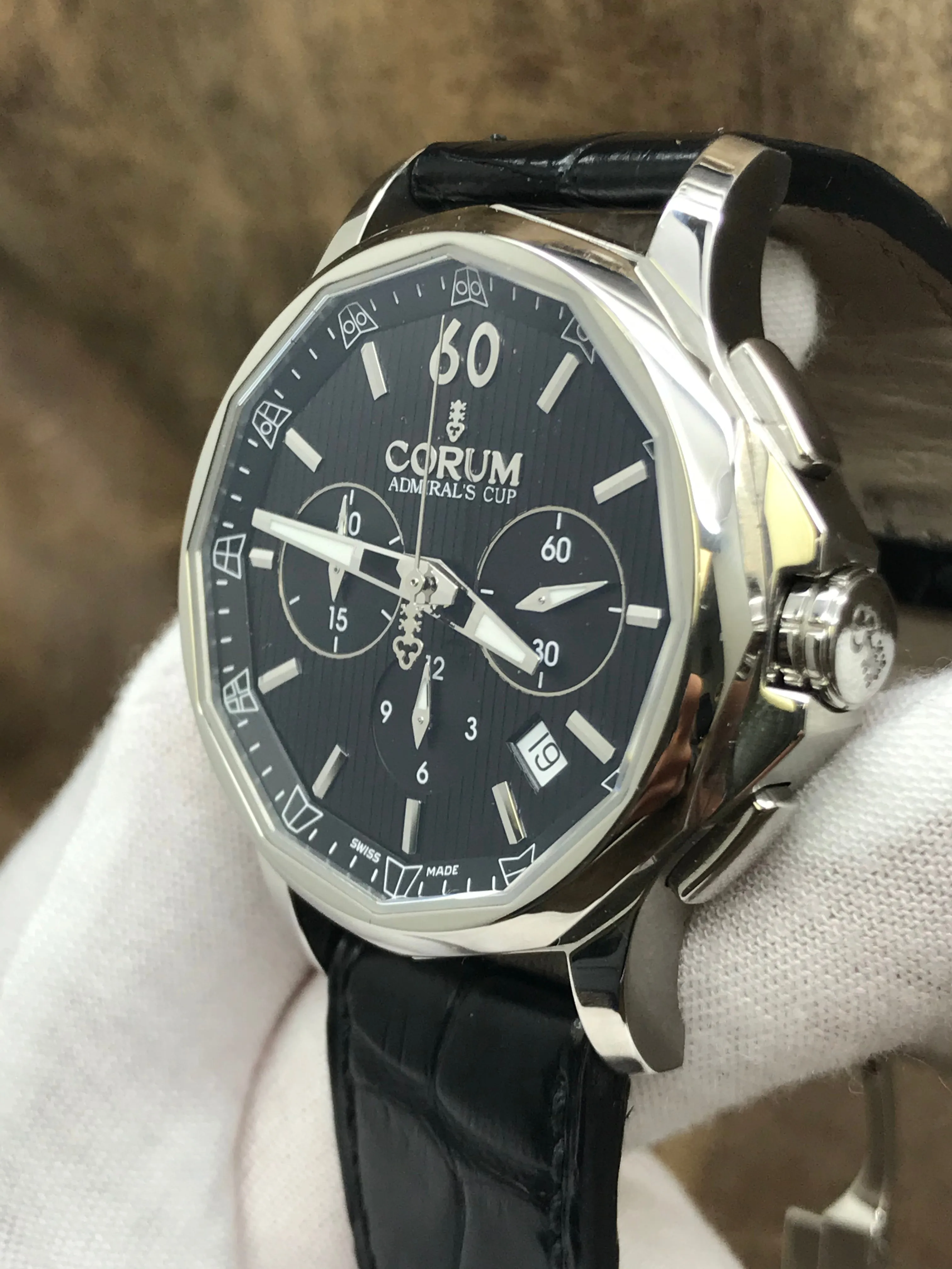 Corum Admirals Cup Legend 1.0096 Black Dial Automatic Men's Watch