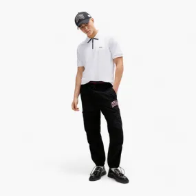 Cotton-Pique Polo Shirt With Contrast Logo