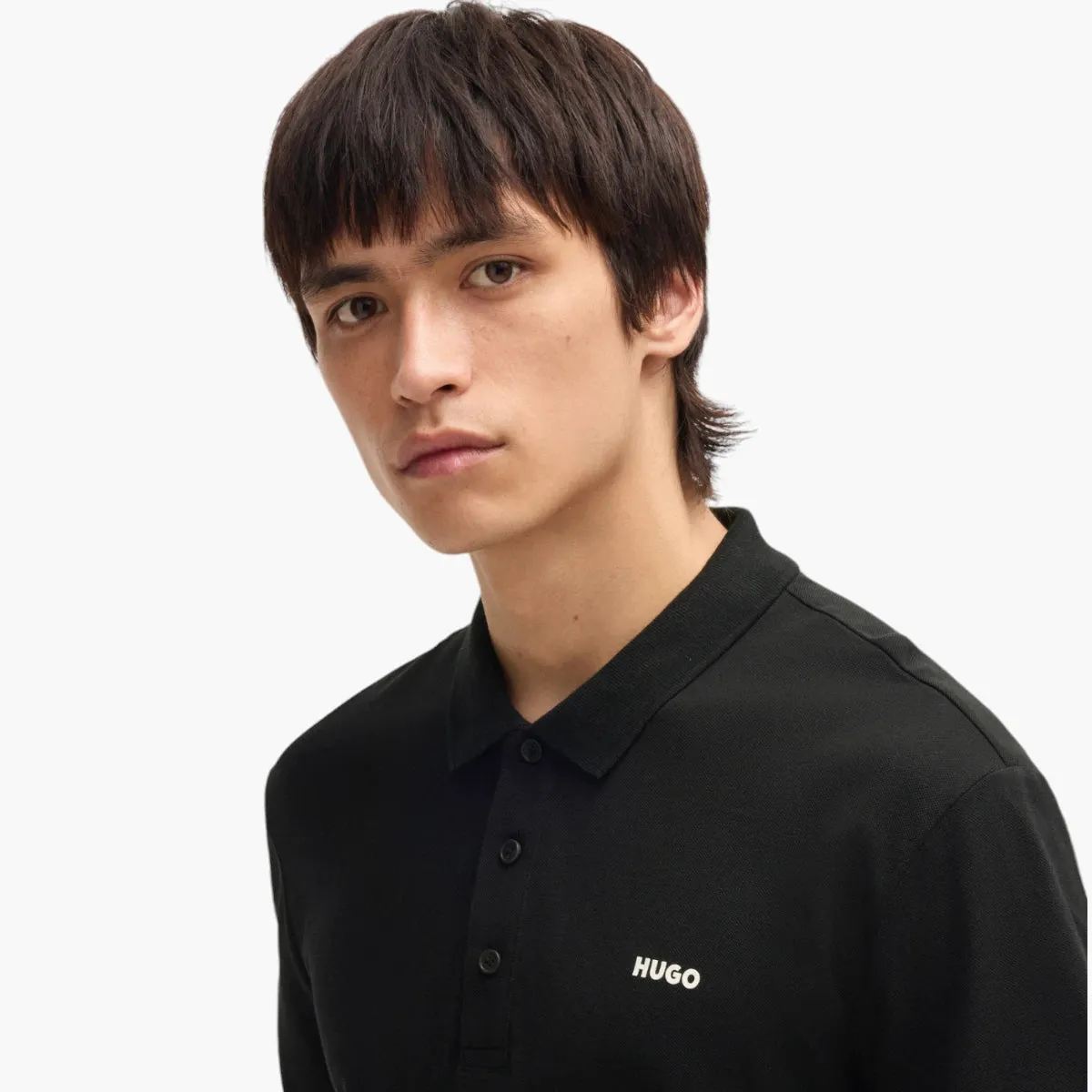 Cotton-Pique Polo Shirt With Logo Print