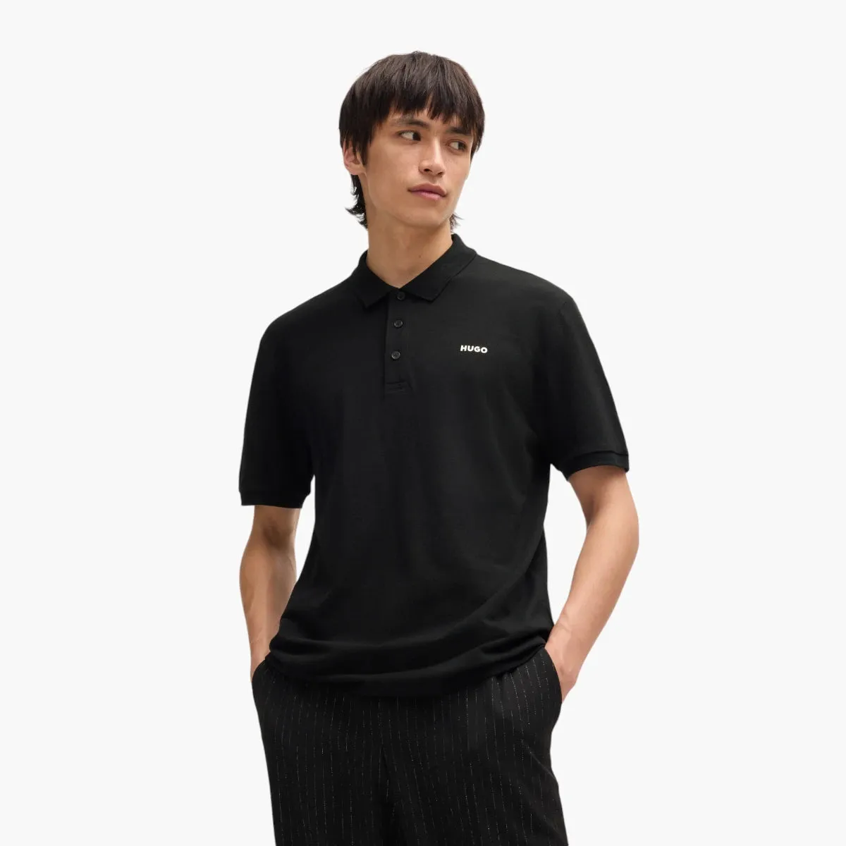 Cotton-Pique Polo Shirt With Logo Print