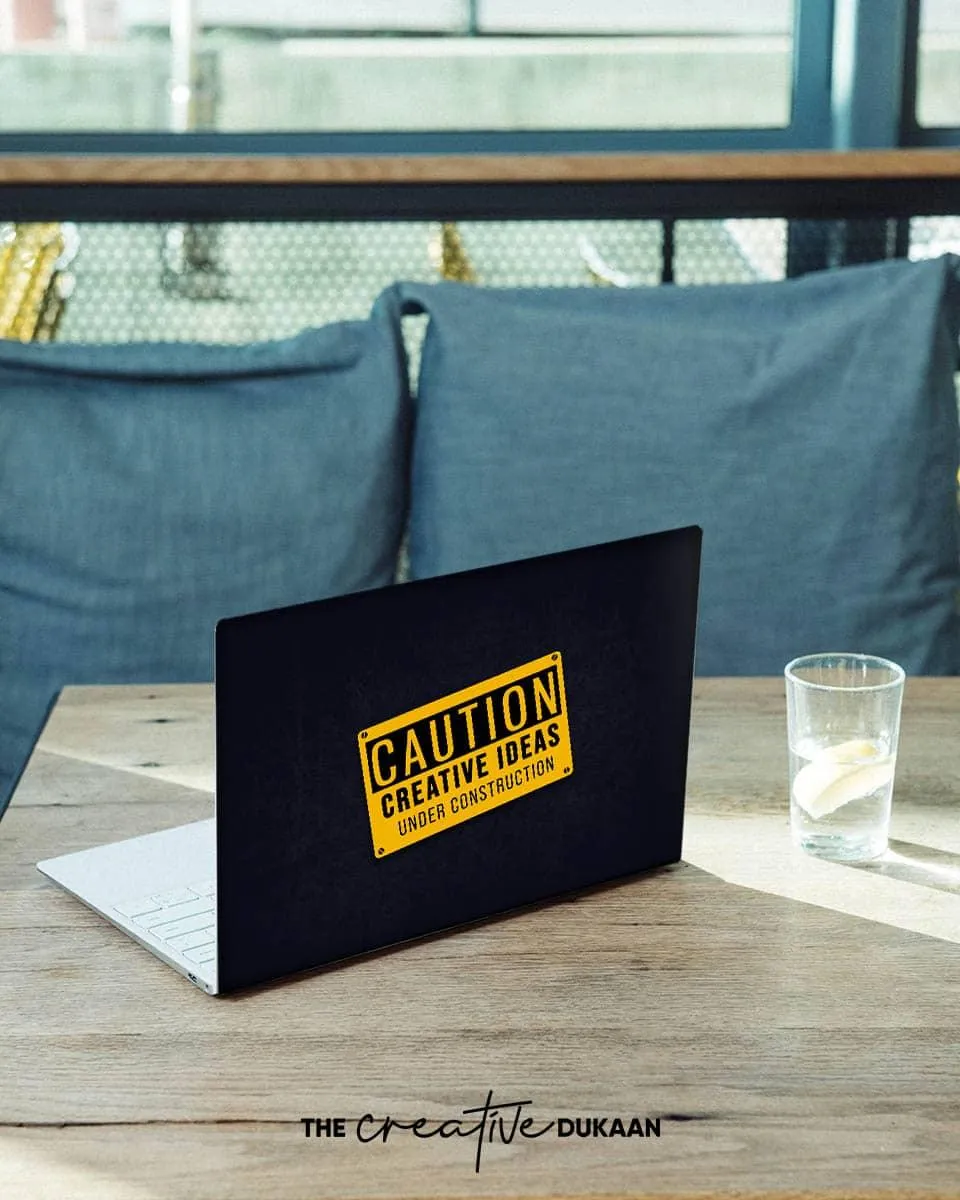 Creative Ideas Cool Laptop Skin With Unique Text