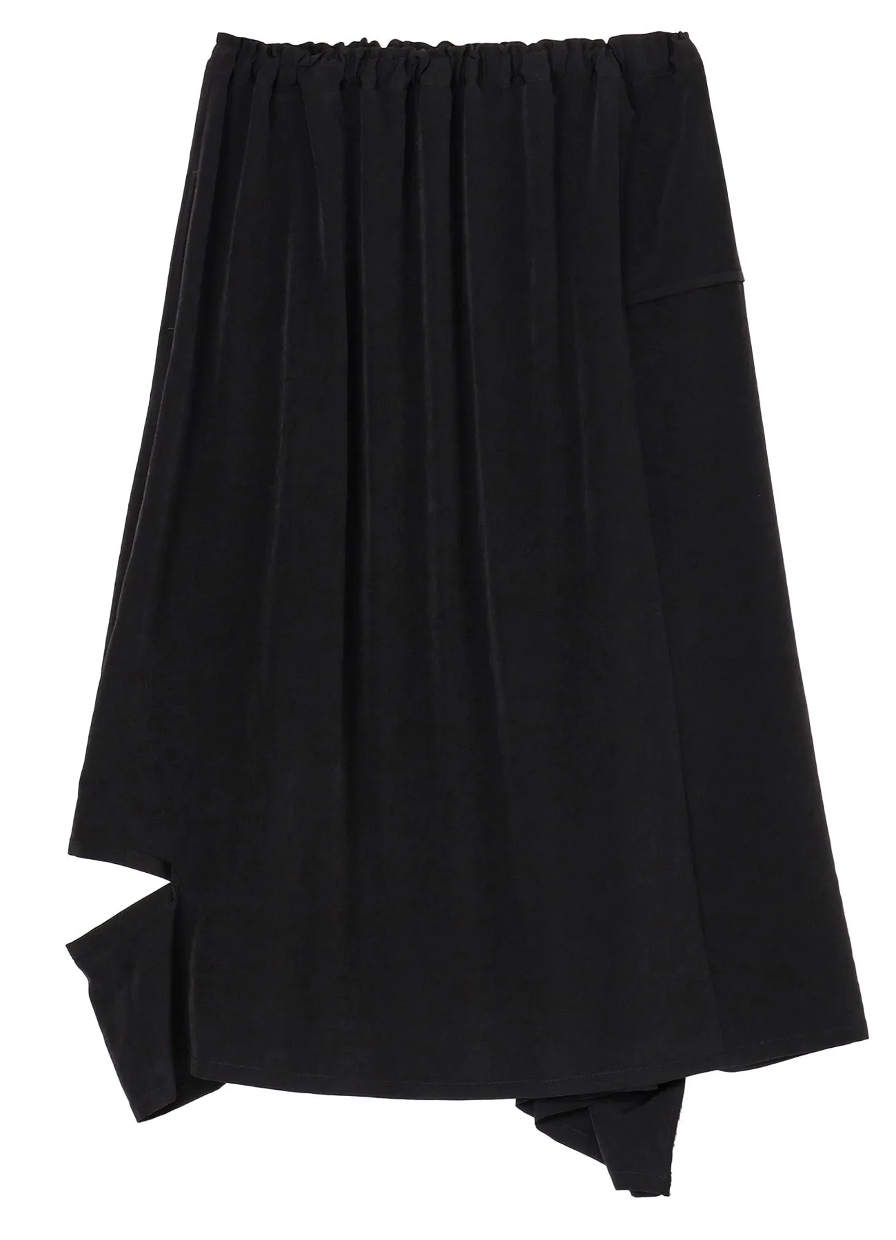 CREPE de CHINE RIGHT DRAPE SKIRT