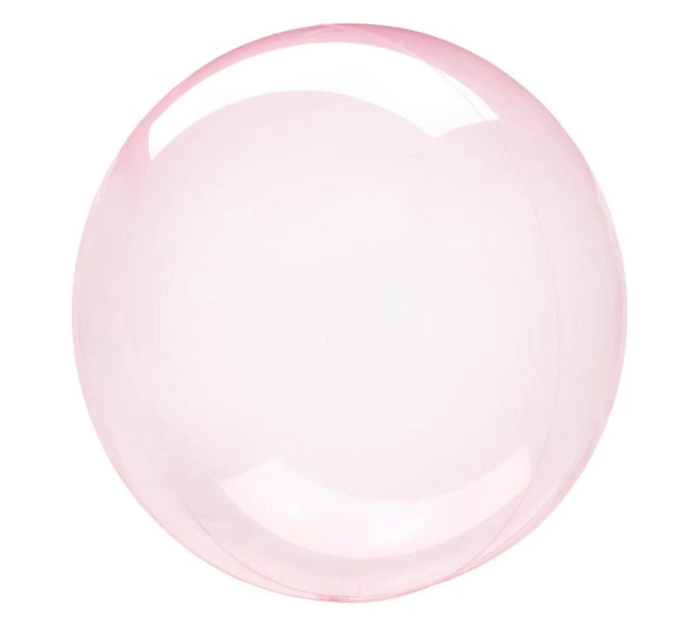 Crystal Clearz Balloon - Dark Pink 12”