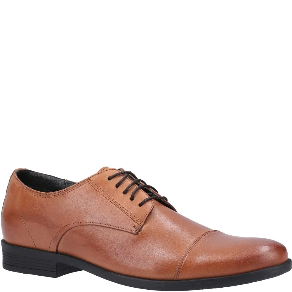 Dark Brown Ollie Cap Toe Lace-Up Shoes