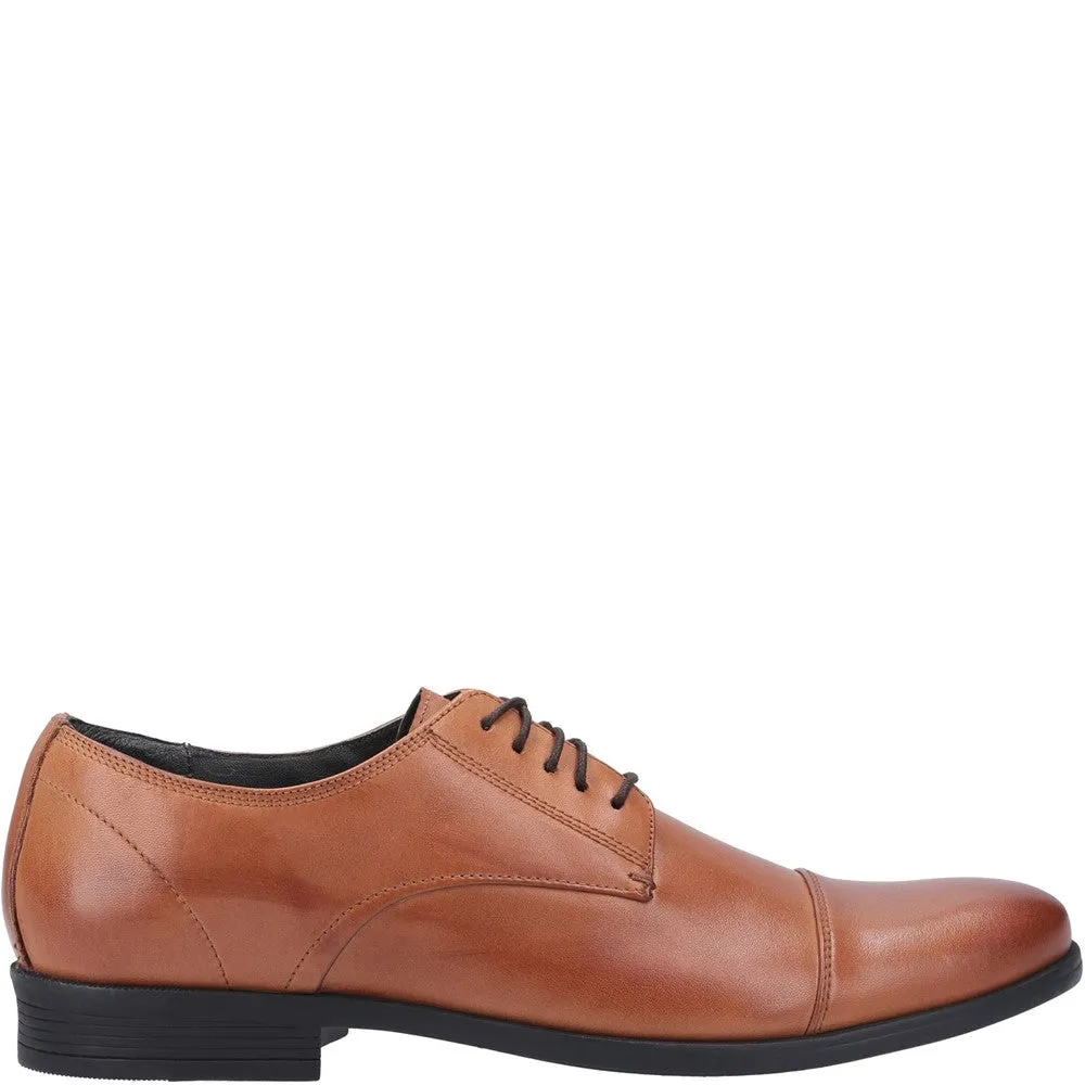 Dark Brown Ollie Cap Toe Lace-Up Shoes