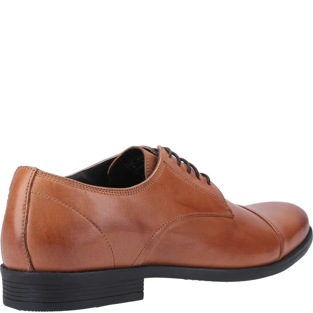 Dark Brown Ollie Cap Toe Lace-Up Shoes