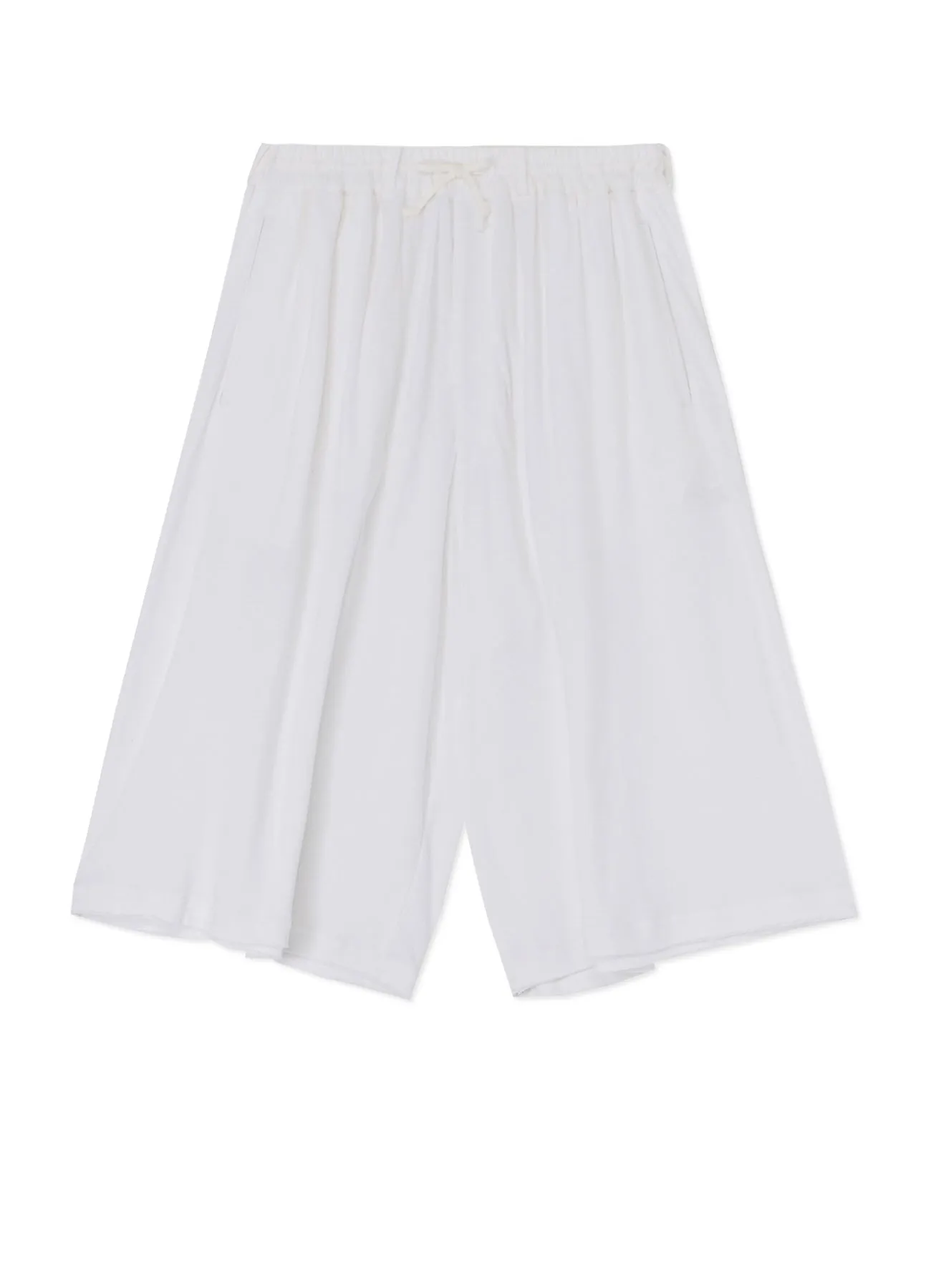 DOUBLE-FACE COTTON JERSEY CULOTTE PANTS