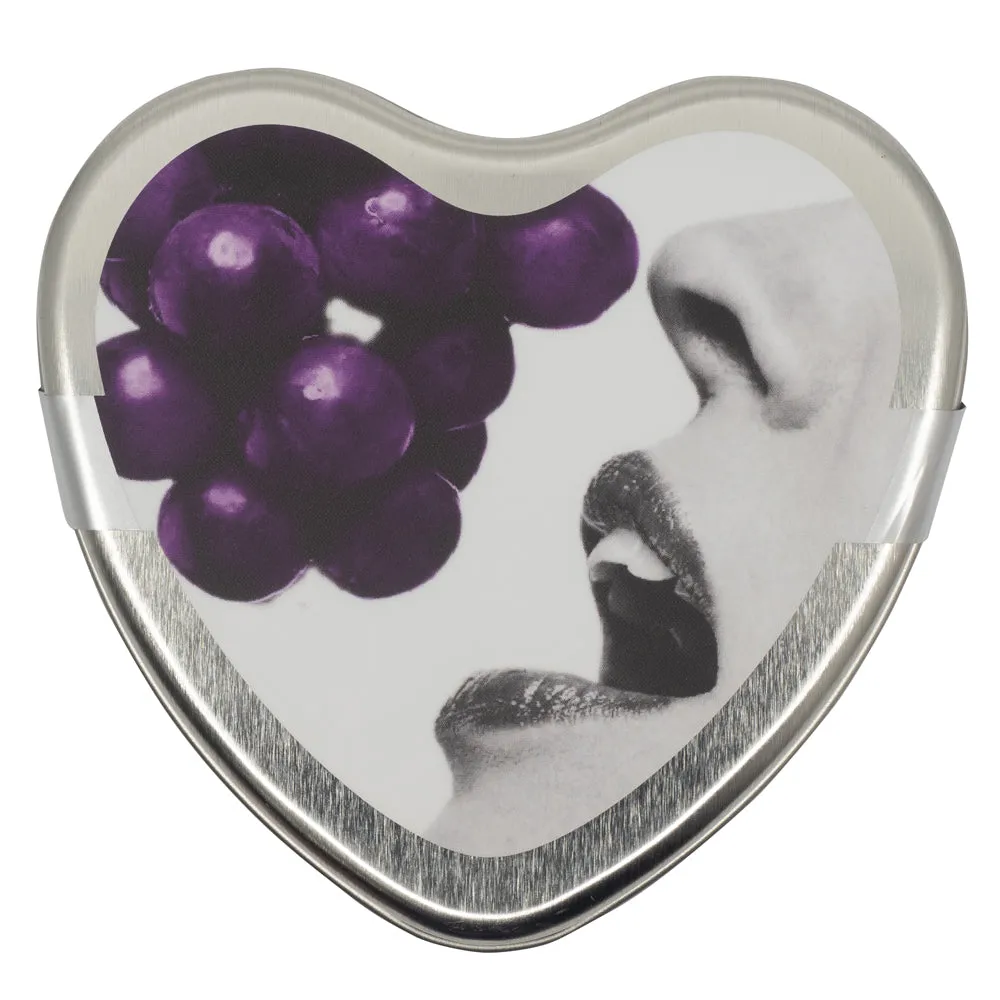 Earthly Body Edible Massage Candle - Grape Flavour