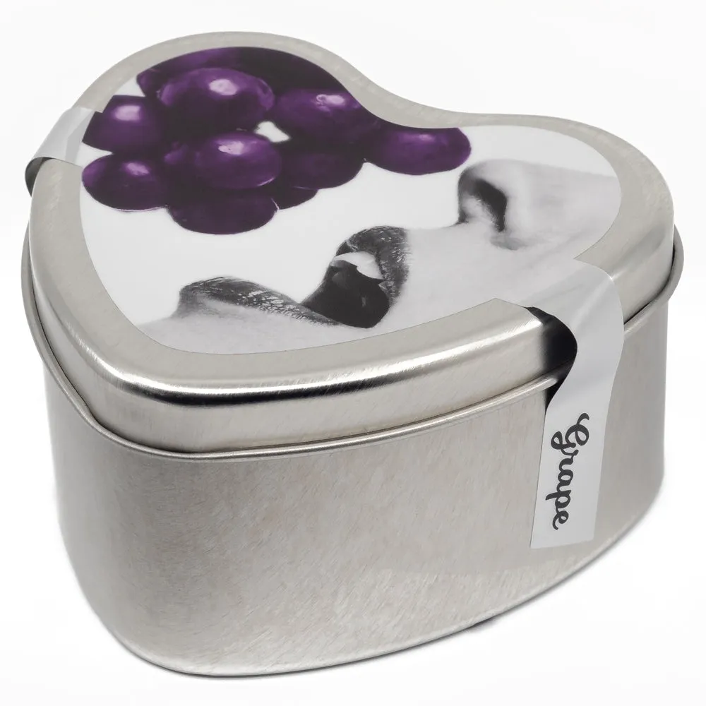 Earthly Body Edible Massage Candle - Grape Flavour